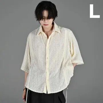 ADRER 25SS 루즈 실루엣 레이스/시어 셔츠