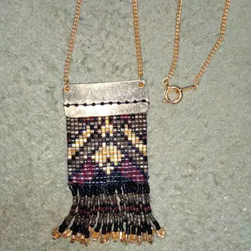 비즈 자수 목걸이 칠보 세공 반지 외 7종 세트