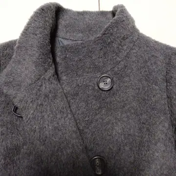 HIROKO BIS 다크 그레이 코트