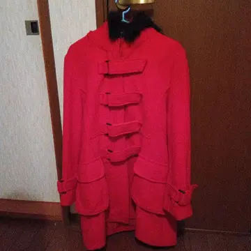 여성용 코트 빨간색