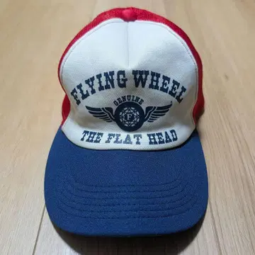 FLAT HEAD 메쉬 캡 FLYING WHEEL 트리콜로르