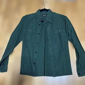 FLAT HEAD 그린 계열 긴팔 셔츠