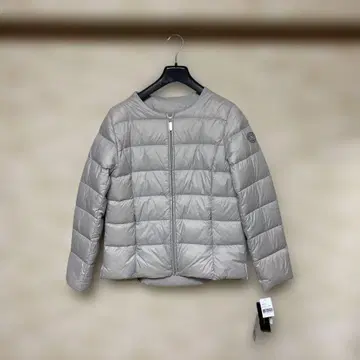 glitzern 가벼운 노카라 다운 자켓 그레이지 와펜 부착