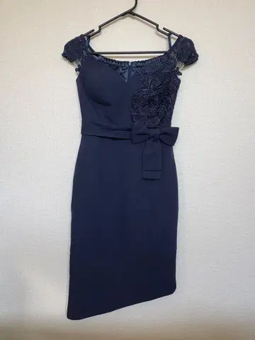 드레스 네이비 오프숄더 S 사이즈