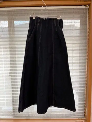 FREE'S MART 다크 데님 롱 스커트 34