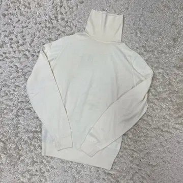 존스메들리 빔즈 F 터틀넥 니트 화이트 울 M