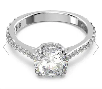 정품 스와로브스키 파베 반지