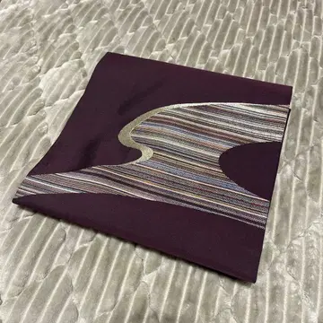 보라색 스트라이프 나고야 오비