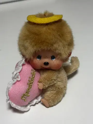 몬치치 러브 해피 엔젤 얼굴 큰 SS 키체인 남아