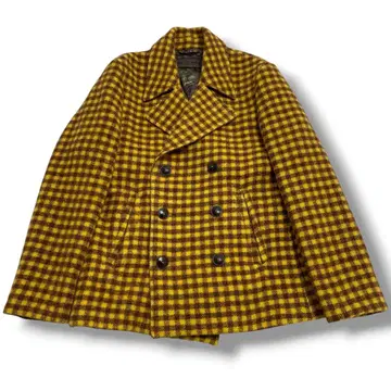 [ 새상품 ] ETRO 에트로 알파카 체크 코트 안감 올 패턴