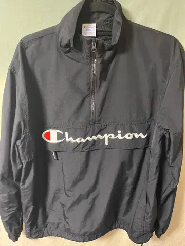 Champion 블랙 나일론 자켓 S