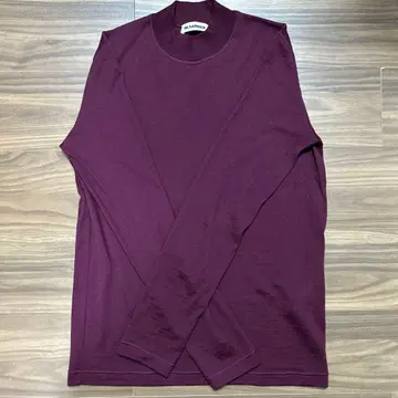 JIL SANDER 퍼플 긴팔 스웨터 46사이즈 M사이즈 상당