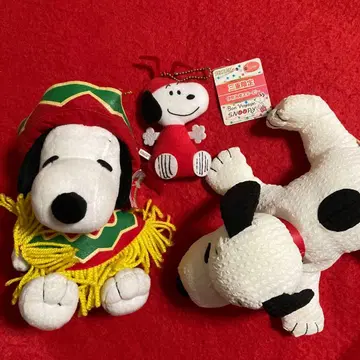 스누피 봉제 인형 마스코트 묶음 판매