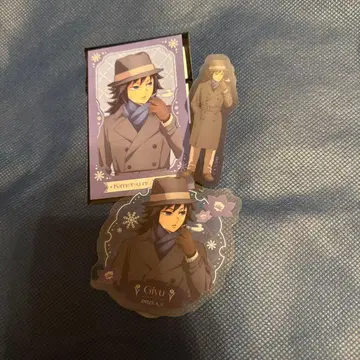 귀멸의 칼날 토미오카 기유 폴라로이드 스티커 AGF