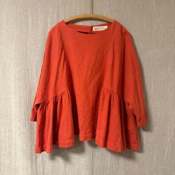 l'atelier du savon C/넬 볼륨 블라우스 플레어 상의
