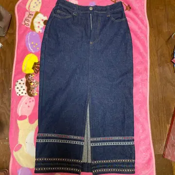 마츠다 세이코 St. Reet 데님 타이트 스커트 S 사이즈