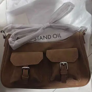 STAND OIL 브라운 숄더백