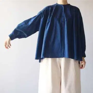 늑대와 달빛의 카구야 tandey 늑대와 올빼미 네이비 블라우스