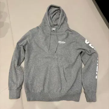 NEW ERA 그레이 후드티 MEDIUM