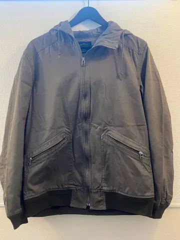 PHIGVEL 피그벨 밀리터리 후드티 소매 리브