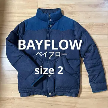 BAYFLOW (베이플로우) 충전솜 다운 자켓 데님 요크