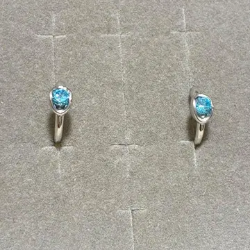 SV 각인 실버 귀찌 블루스톤 ete풍 디자인