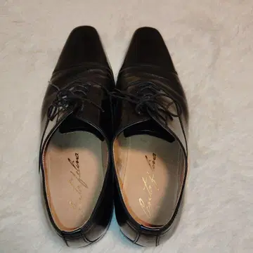 Cento Felina 체토페리나 블랙 가죽 비즈니스 슈즈