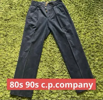 80s 90s c.p. company 슬랙스 다크 블루