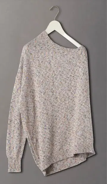 Roku(6) RIB MIX ONE SHOULDER KNIT/스웨터
