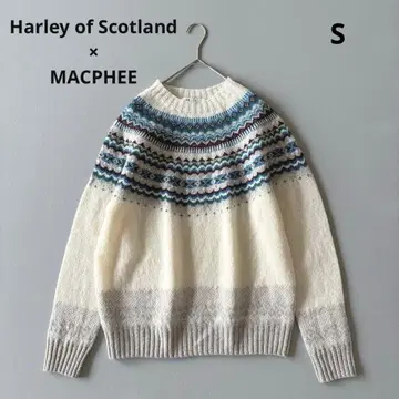 별주 할리 오브 스코틀랜드 x 맥피 자카드 패턴 풀오버 스웨터 S