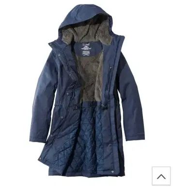 네이비 플리스 안쪽 롱 마운틴 후드티