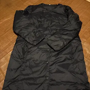 무인양품 블랙 롱 다운 자켓 M 사이즈