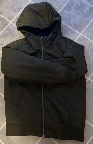 SIERRA DESIGNS 후드 부착 자켓 올리브 그린