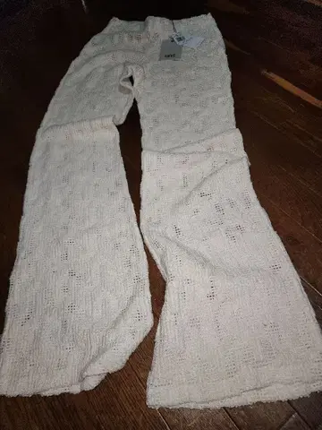 OAS 아이보리 와이드 팬츠 사이즈 2