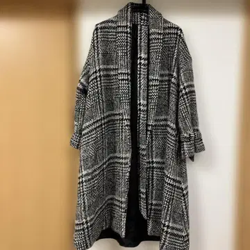 엑스걸 1 트위드 코트 울 아우터 안감 있음