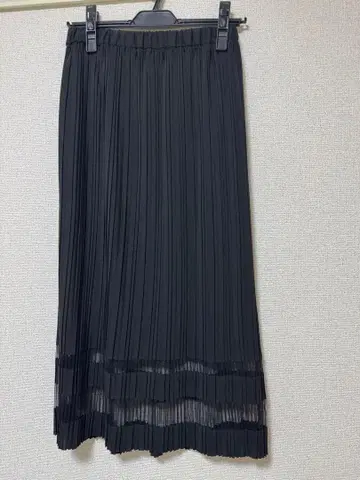 Diagram 블랙 플리츠 스커트