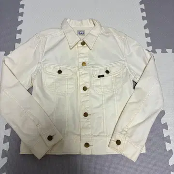 Lee 화이트 데님 자켓 G 여성용 M 사이즈 아우터