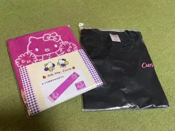 커브스 T셔츠 키티 타월