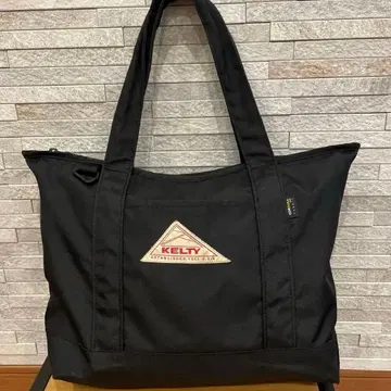 KELTY 블랙 토트백