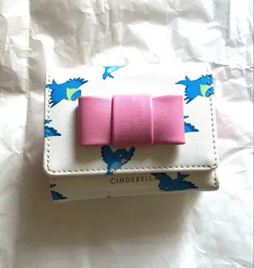 신데렐라 3단 폴더형 지갑 리본 포함
