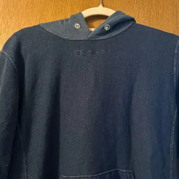 Champion Reverse Weave 후드티 S 인디고 블루