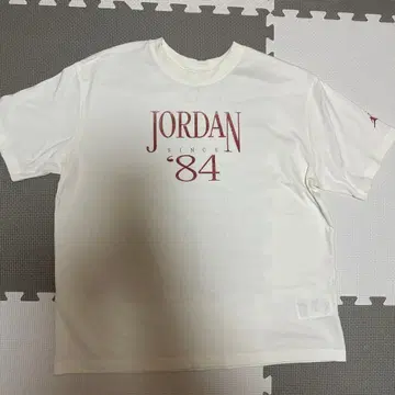 조던 T셔츠 화이트 1984년 디자인