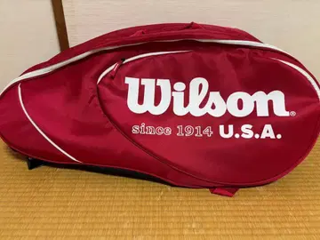 Wilson 테니스 라켓 백 빨간색