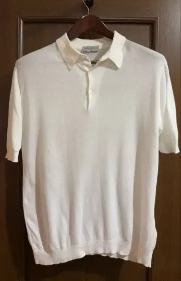 존스메들리 반팔 피케 셔츠 씨 아일랜드 코튼 화이트 L