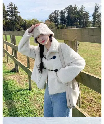 한국 푸들 더플 자켓 보아 자켓