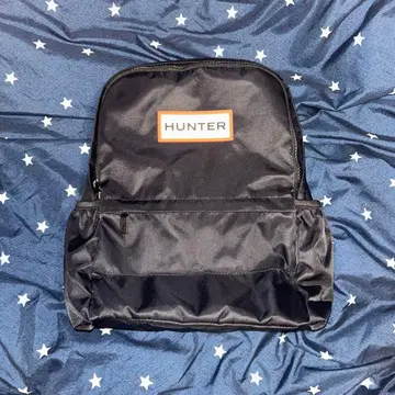 HUNTER 블랙 백팩