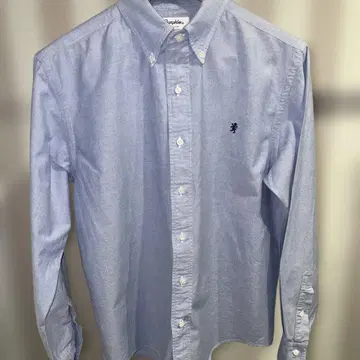 Gymphlex 버튼 다운 셔츠 L 블루