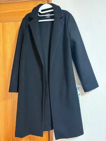 블랙 롱 체스터 코트