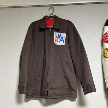 A/A 자수 로고 브라운 자켓