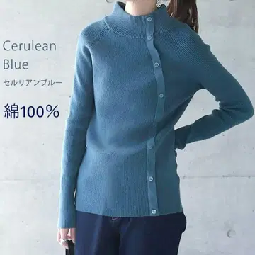 최종 가격 셀루리안 블루 HUG.U 터틀 니트